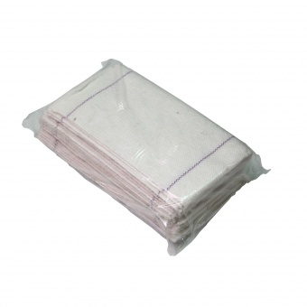 Tafellappen, (25 Stück, gesteppt) 35x35 cm, Material: 100% Baumwolle 